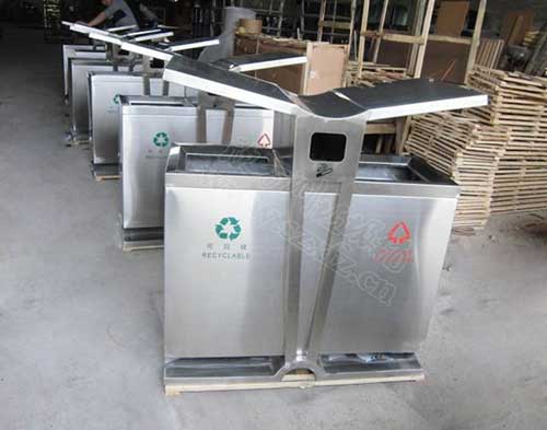 欣方圳不銹鋼果皮箱服務湖北宜昌廣場