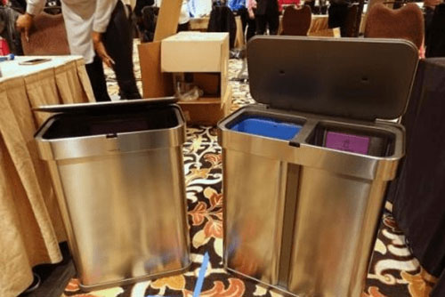 厲害了,可以語音控制的垃圾箱